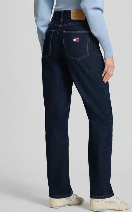 Tommy Jeans straight fit jeans van katoenmix model 'LAYLA' - Foto 4