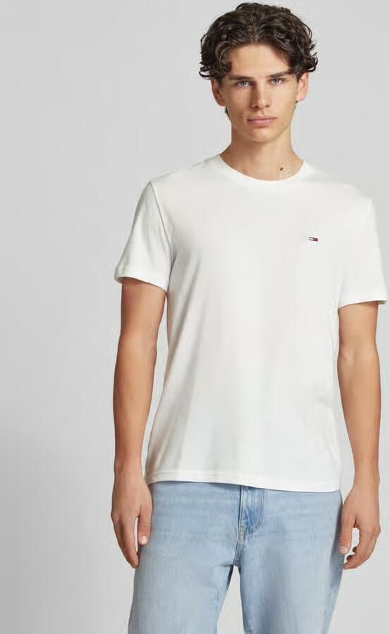 Tommy Jeans Slim fit T-shirt met gestikt logo in Set van 2 - Foto 2