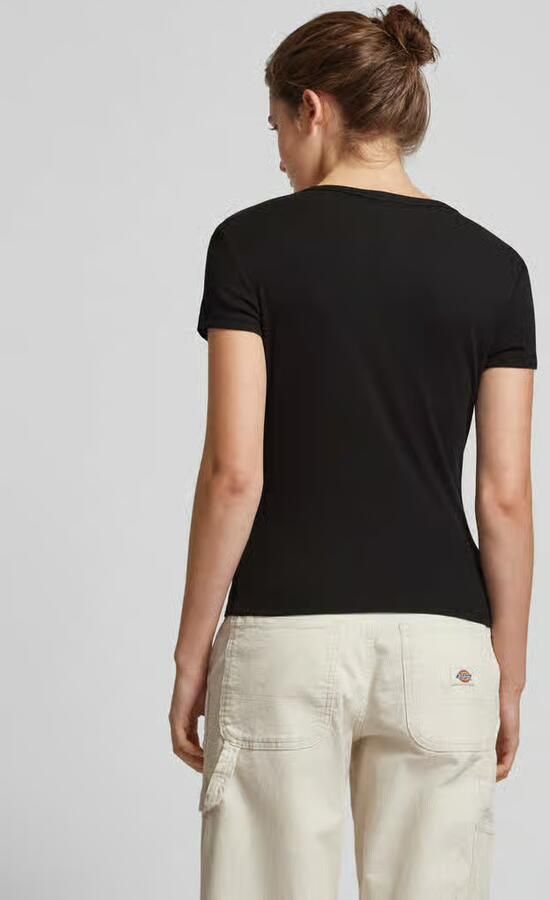 TOMMY JEANS T-shirt Slim Essential Rib Shirt Rippshirt Rundhalsshirt - Foto 7