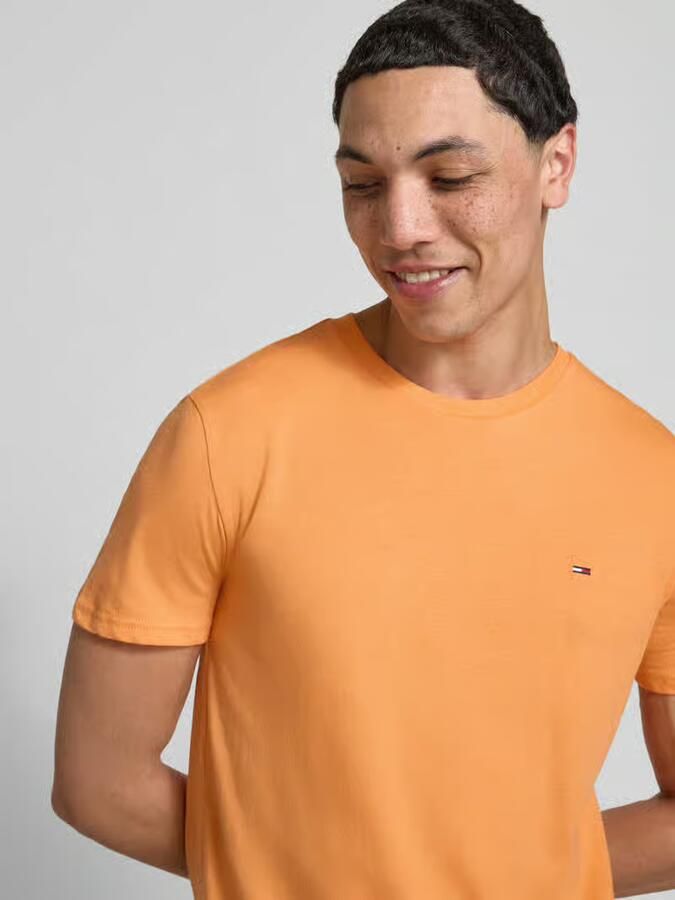 TOMMY JEANS Heren Polo's & T-shirts Tjm Xslim Jaspe Htr Tee Ext Oranje - Foto 7