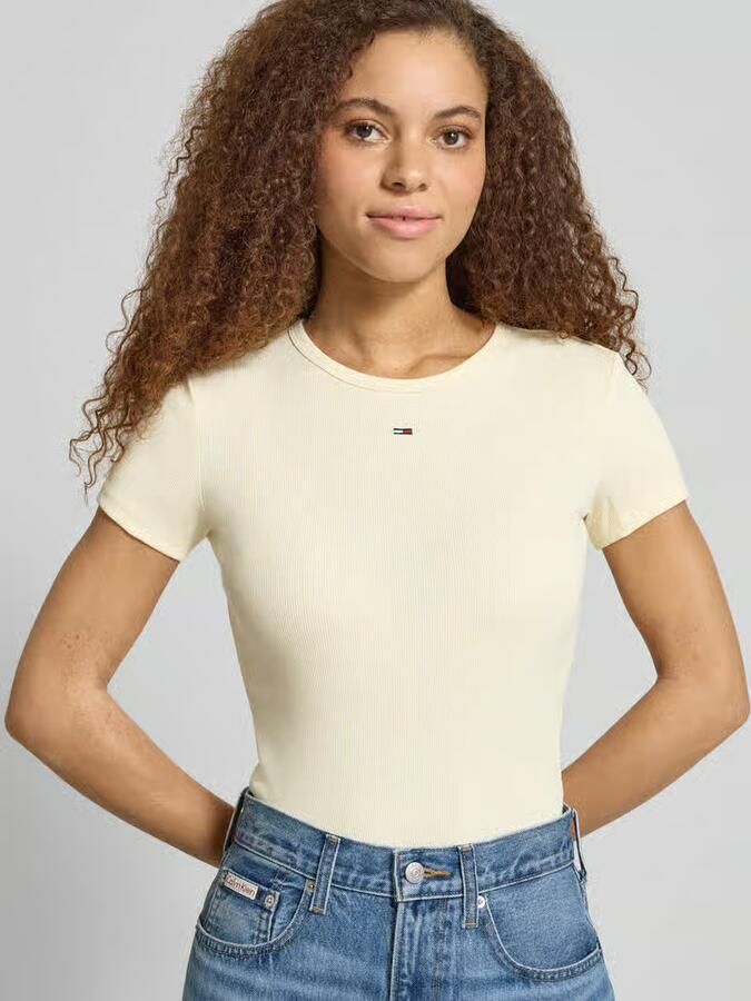 Tommy Jeans Slim fit T-shirt van katoenmix - Foto 2