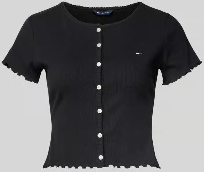 Tommy Jeans Slim fit T-shirt van katoenmix