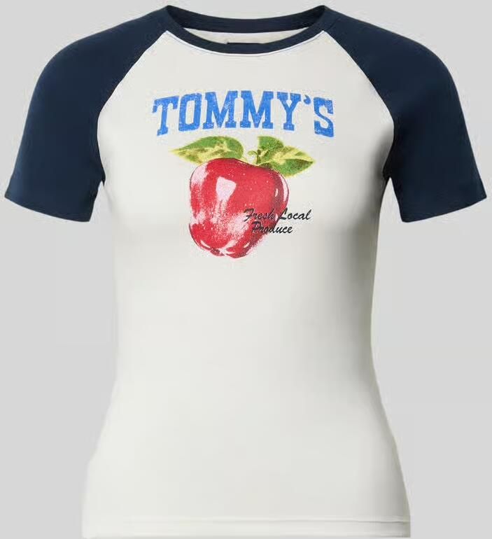 Tommy Jeans Slim fit T-shirt van katoenmix - Foto 2