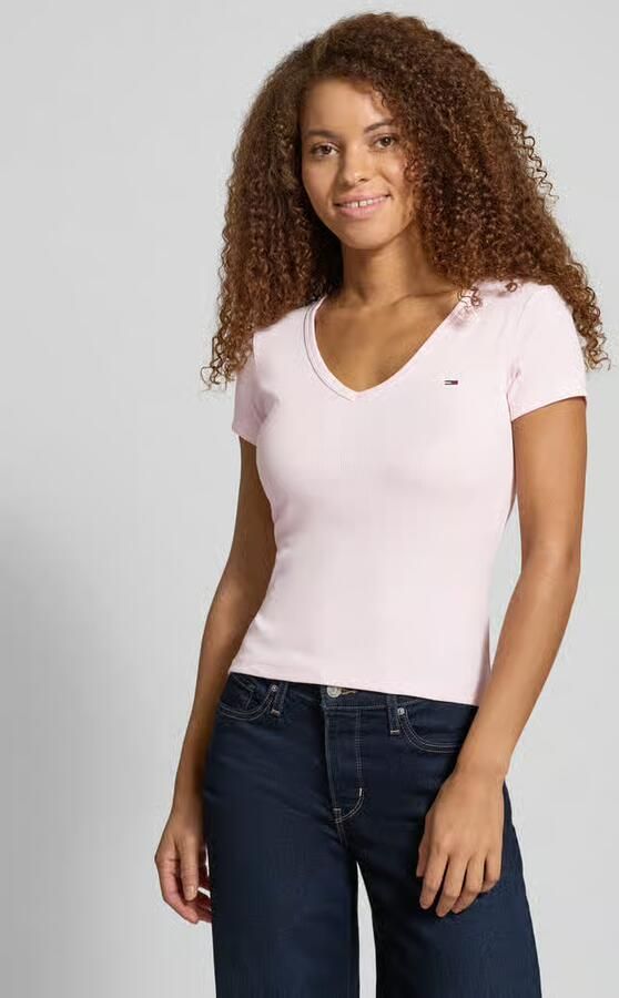 Tommy Jeans Slim fit T-shirt van katoenmix - Foto 2