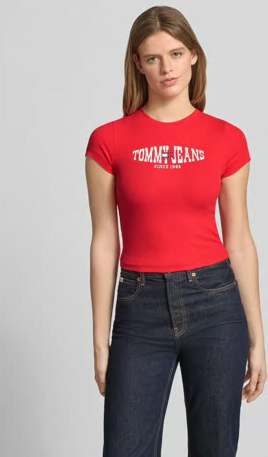 Tommy Jeans Slim fit T-shirt van katoenmix - Foto 7
