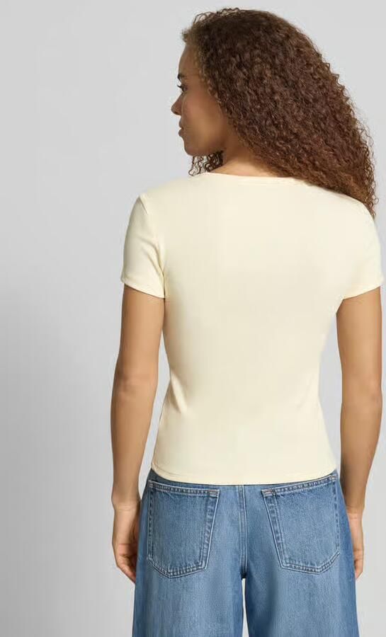 Tommy Jeans Slim Fit T-shirt van katoenmix - Foto 3