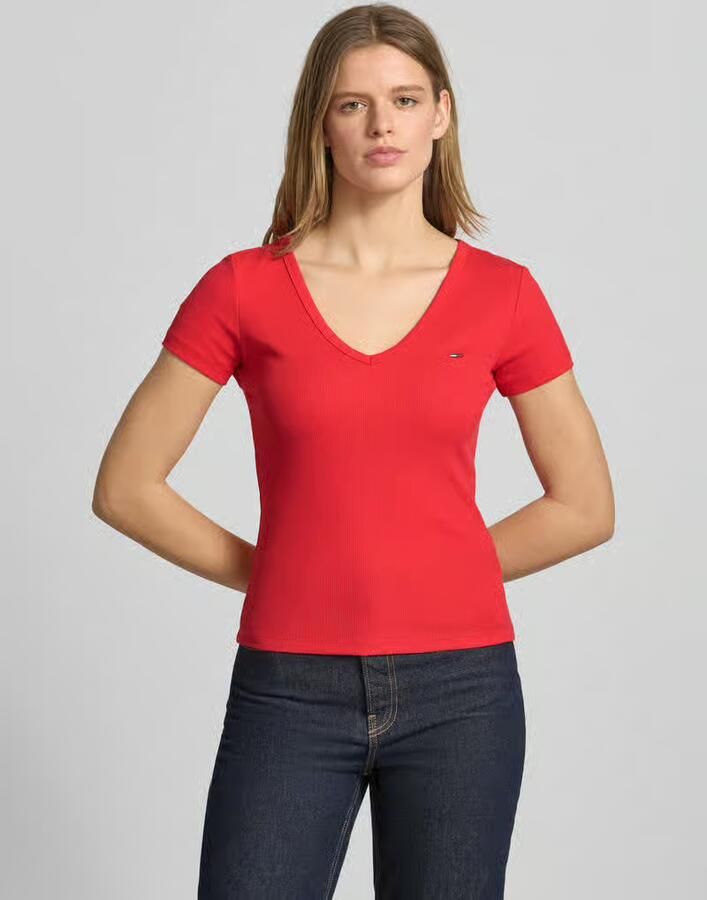 Tommy Jeans Slim fit T-shirt van katoenmix - Foto 2