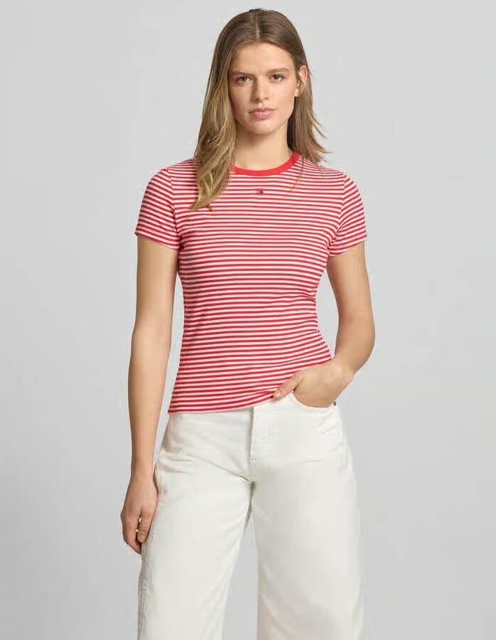 Tommy Jeans slim fit T-shirt van katoenmix - Foto 2
