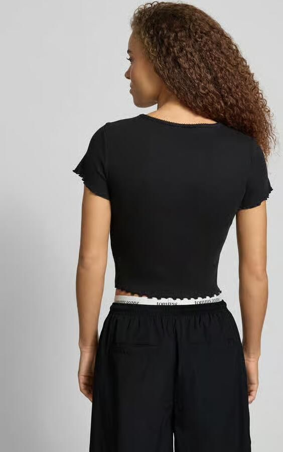 Tommy Jeans Slim Fit T-shirt van katoenmix - Foto 4