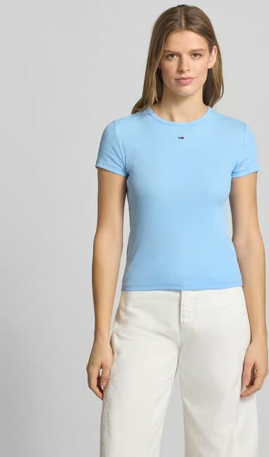 Tommy Hilfiger Essential Slim Rib-Knit Shirt Dames - Foto 5