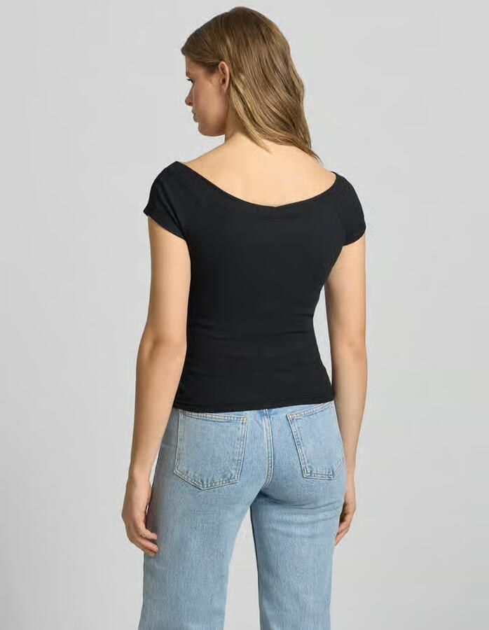Tommy Jeans Slim fit T-shirt van katoenmix - Foto 2