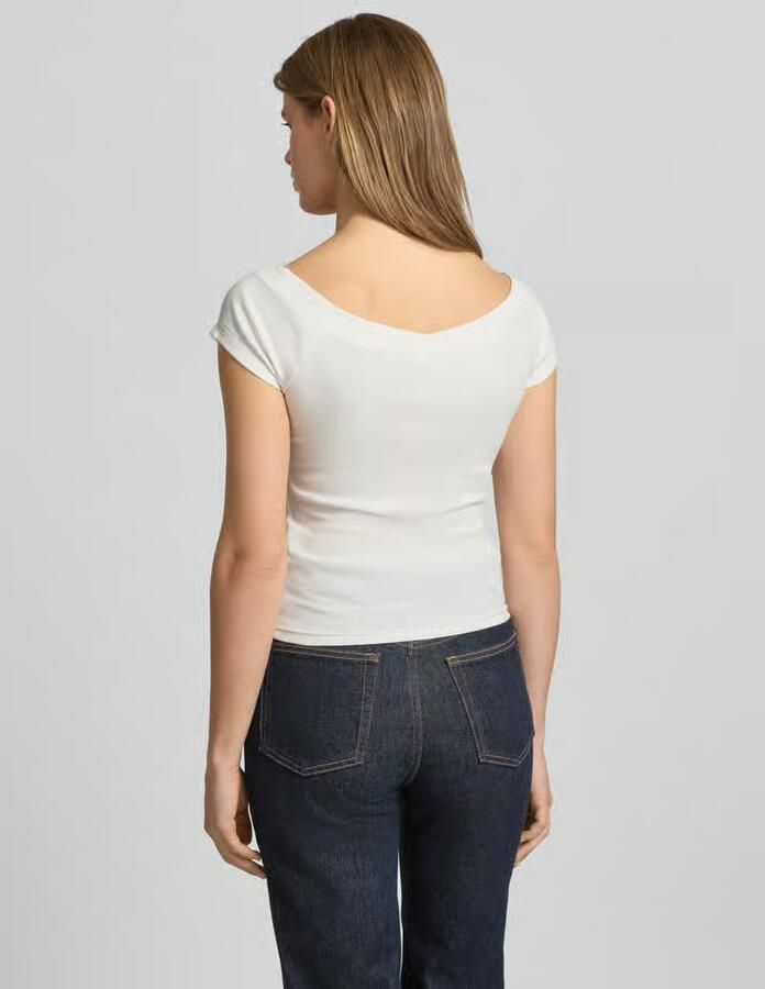 Tommy Jeans Slim fit T-shirt van katoenmix - Foto 2