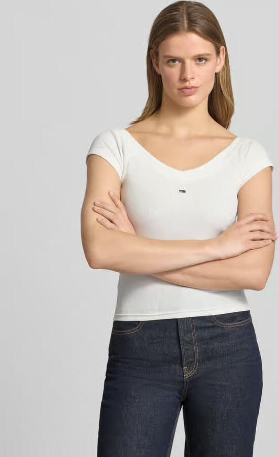 Tommy Jeans Slim fit T-shirt van katoenmix - Foto 3