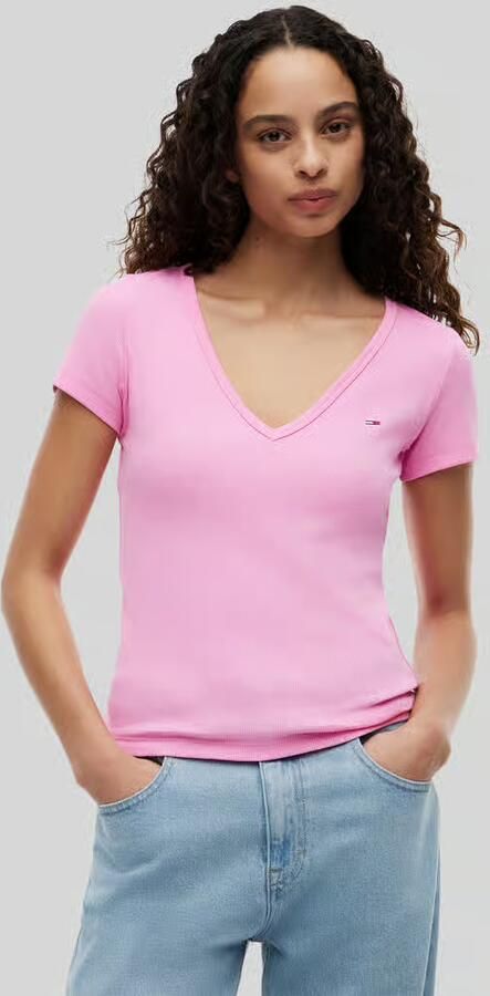 Tommy Jeans slim fit T-shirt van katoenmix - Foto 2