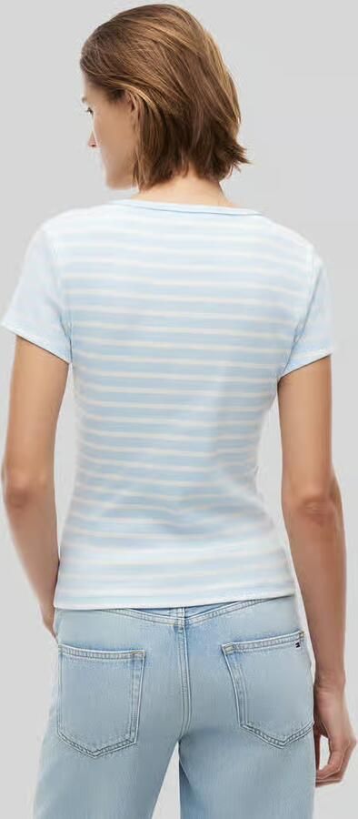 Tommy Jeans slim fit T-shirt van katoenmix