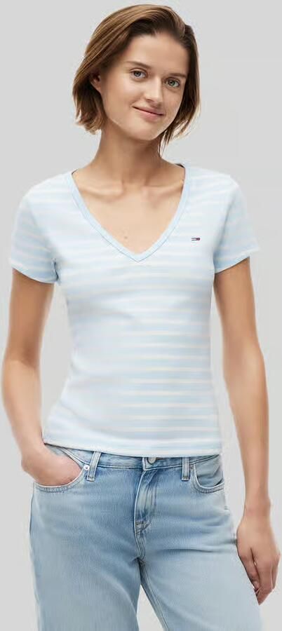Tommy Jeans slim fit T-shirt van katoenmix - Foto 4