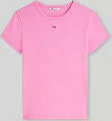 Tommy Jeans slim fit T-shirt van katoenmix in ribtricot - Foto 2