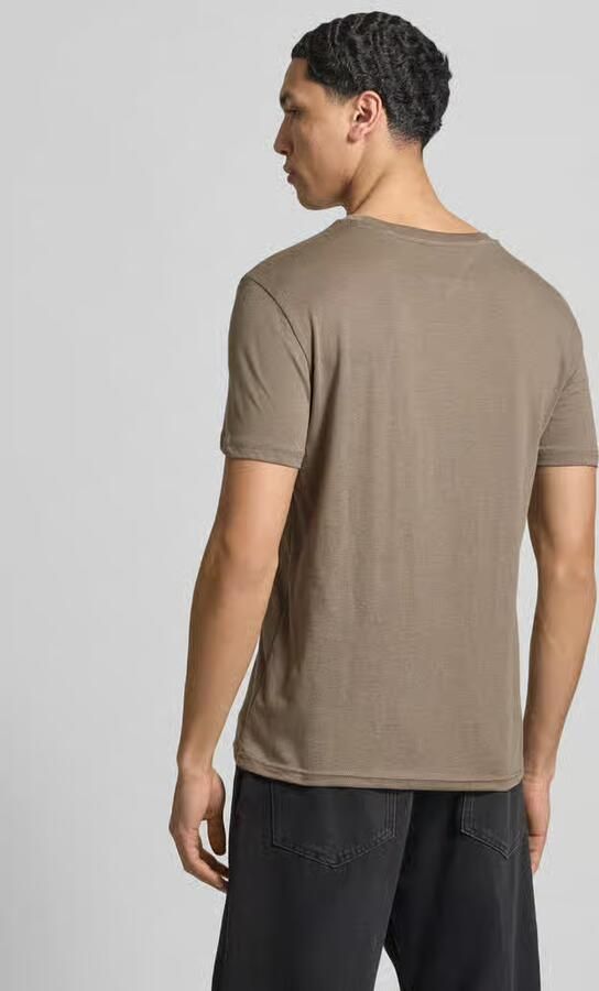 TOMMY JEANS Heren Polo's & T-shirts Tjm Xslim Jaspe Htr Tee Ext Taupe - Foto 11