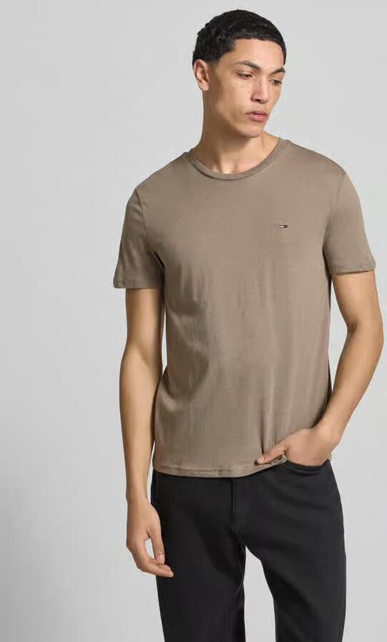 TOMMY JEANS Heren Polo's & T-shirts Tjm Xslim Jaspe Htr Tee Ext Taupe - Foto 12