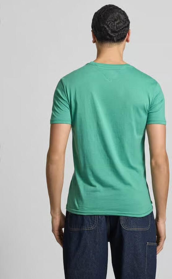TOMMY JEANS Heren Polo's & T-shirts Tjm Xslim Jaspe Htr Tee Ext Groen - Foto 13