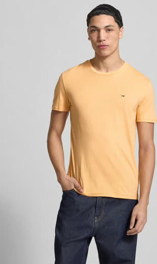 Tommy Jeans Slim fit T-shirt van katoenmix Model 'JASPE HERITAGE' - Foto 5