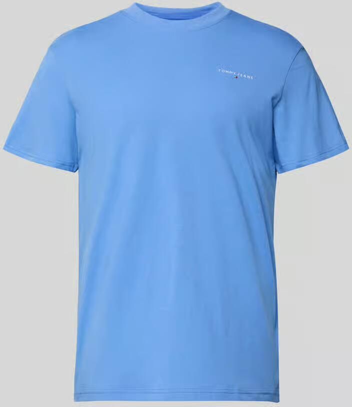 Tommy Jeans Slim fit T-shirt van puur katoen