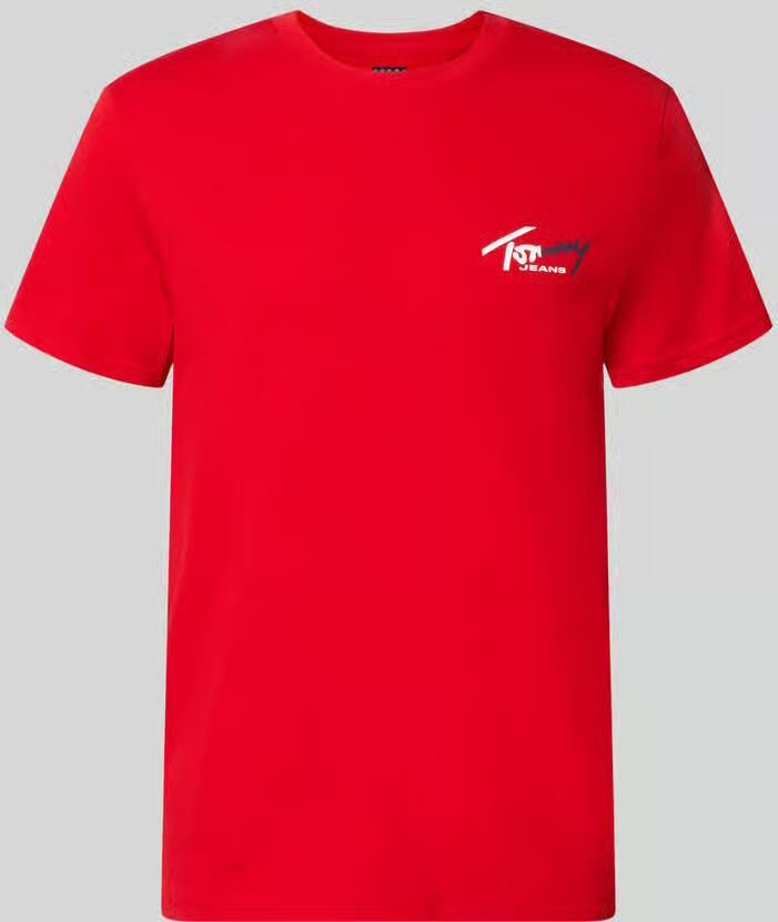 Tommy Jeans slim fit T-shirt van puur katoen