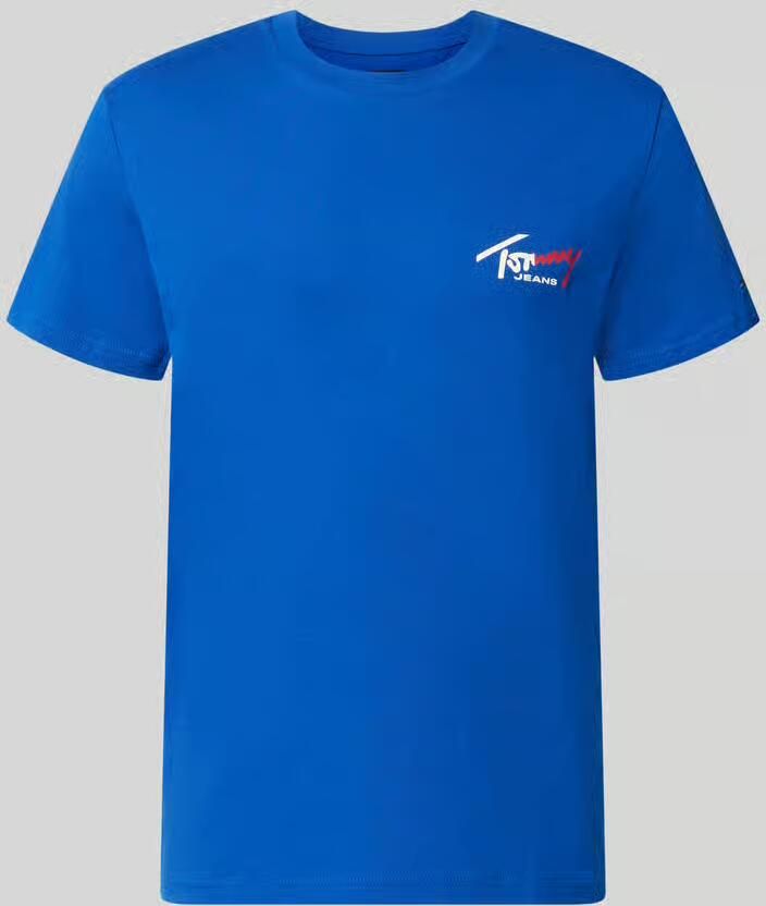 Tommy Jeans slim fit T-shirt van puur katoen