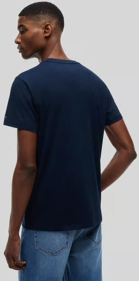 Tommy Hilfiger Slim Sign Chest Logo Shirt Heren - Foto 6