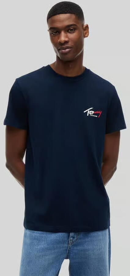 Tommy Hilfiger Slim Sign Chest Logo Shirt Heren - Foto 7