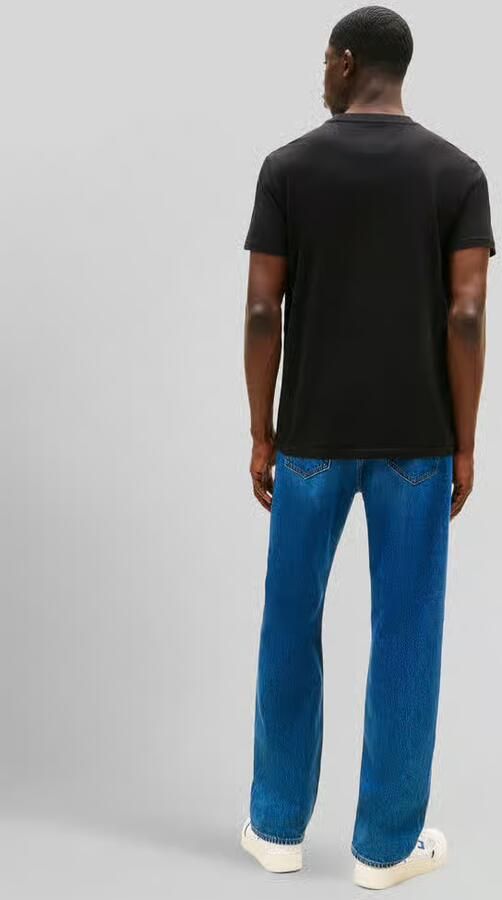 Tommy Jeans Slim fit T-shirt van puur katoen Model 'LINEAR CHEST TEE' - Foto 9