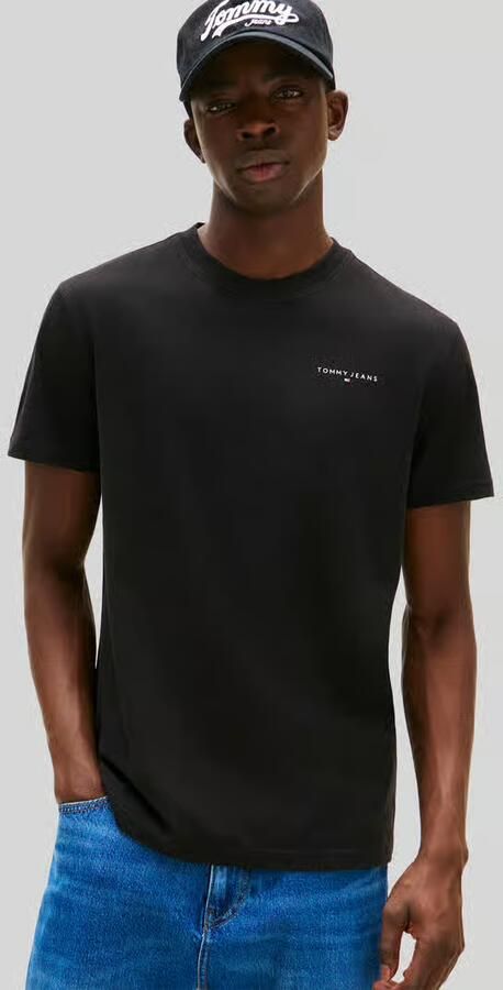 Tommy Jeans Slim fit T-shirt van puur katoen Model 'LINEAR CHEST TEE' - Foto 10