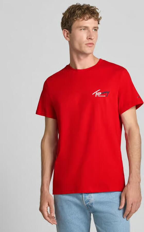 Tommy Jeans slim fit T-shirt van puur katoen - Foto 3