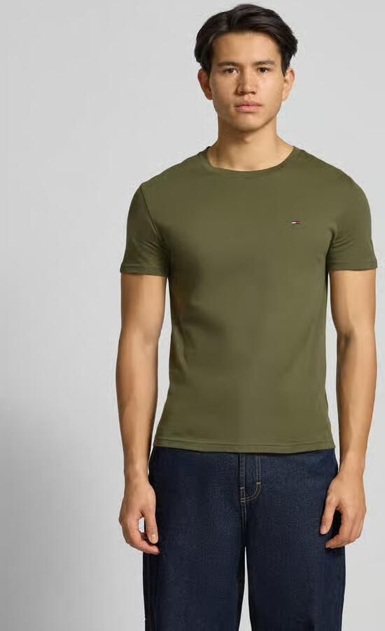 Tommy Jeans Slim fit T-shirt van puur katoen in een set van 2 stuks - Foto 2