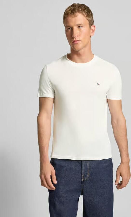 Tommy Jeans Slim fit T-shirt van puur katoen in een set van 2 stuks - Foto 4