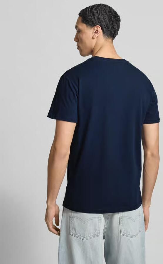 Tommy Jeans Slim fit T-shirt van puur katoen Model 'LINEAR CHEST TEE' - Foto 6