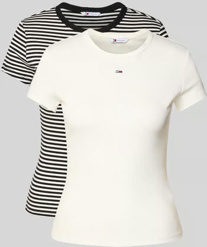 Tommy Jeans slim fit T-shirts van katoenmix in set van 2 - Foto 2