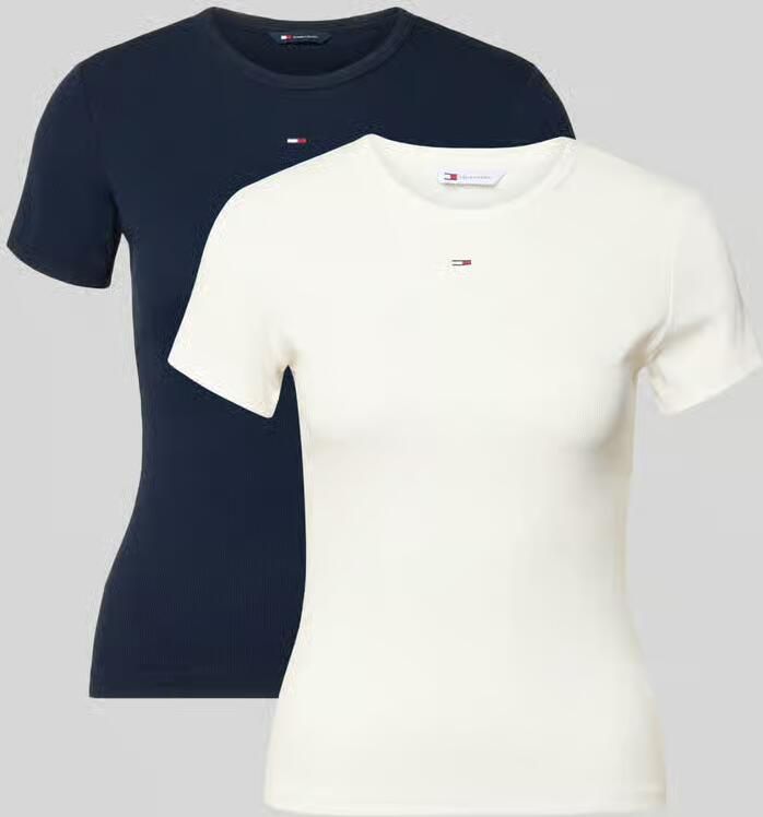 TOMMY JEANS Shirt met korte mouwen TJW 2PACK SLIM ESSENTIAL RIB SS (Set van 2) - Foto 12