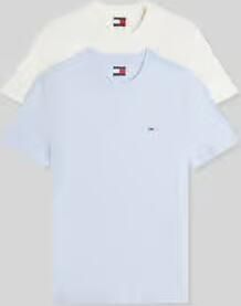 Tommy Jeans slim fit T-shirts van puur katoen in set van 2