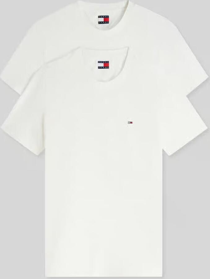 TOMMY JEANS Shirt met ronde hals TJM XSLIM 2PACK JERSEY TEE EXT (Set van 2) - Foto 5