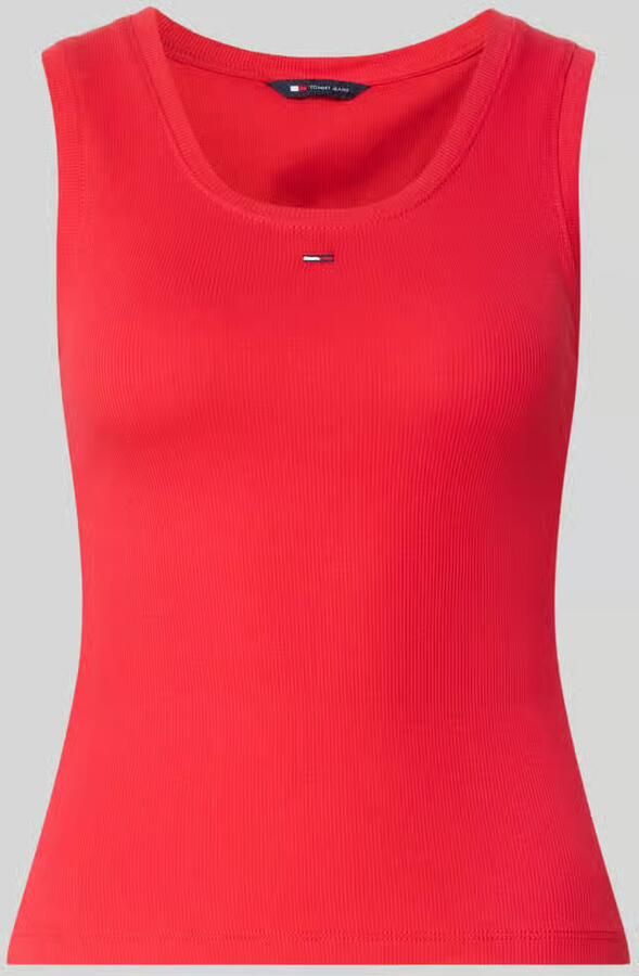 Tommy Jeans slim fit tank top van katoenmix - Foto 4