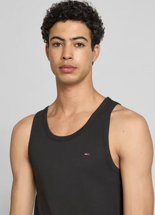 TOMMY JEANS Tanktop TJM XSLIM 2PCK RIB TANK EXT (set 2-delig 2 stuks)