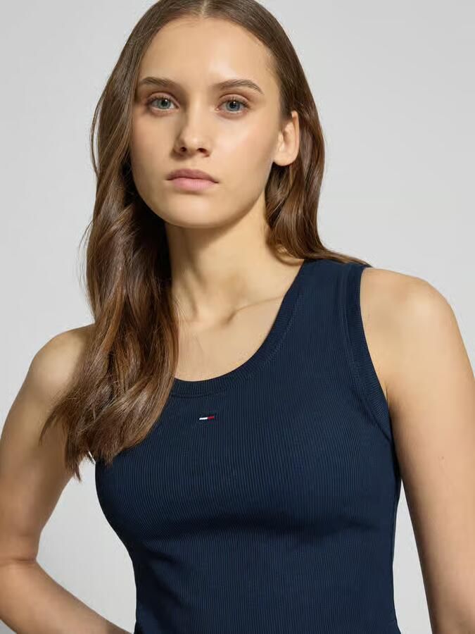 TOMMY JEANS Dames Tops & T-shirts Tjw Essential Rib Tank Ext Donkerblauw - Foto 2