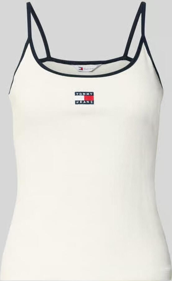 Tommy Jeans slim fit tanktop van katoenmix - Foto 2