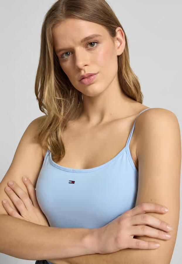 Tommy Jeans slim fit tanktop van katoenmix