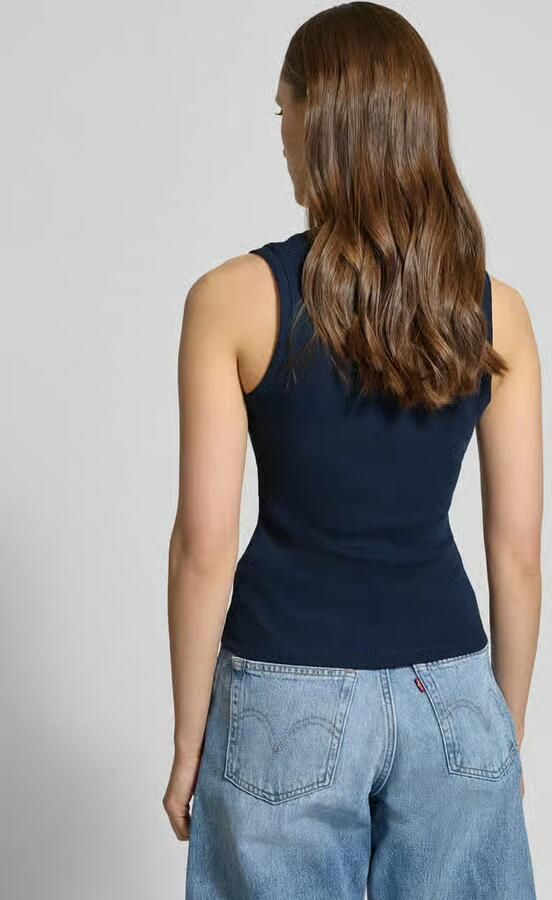 TOMMY JEANS Dames Tops & T-shirts Tjw Essential Rib Tank Ext Donkerblauw - Foto 8