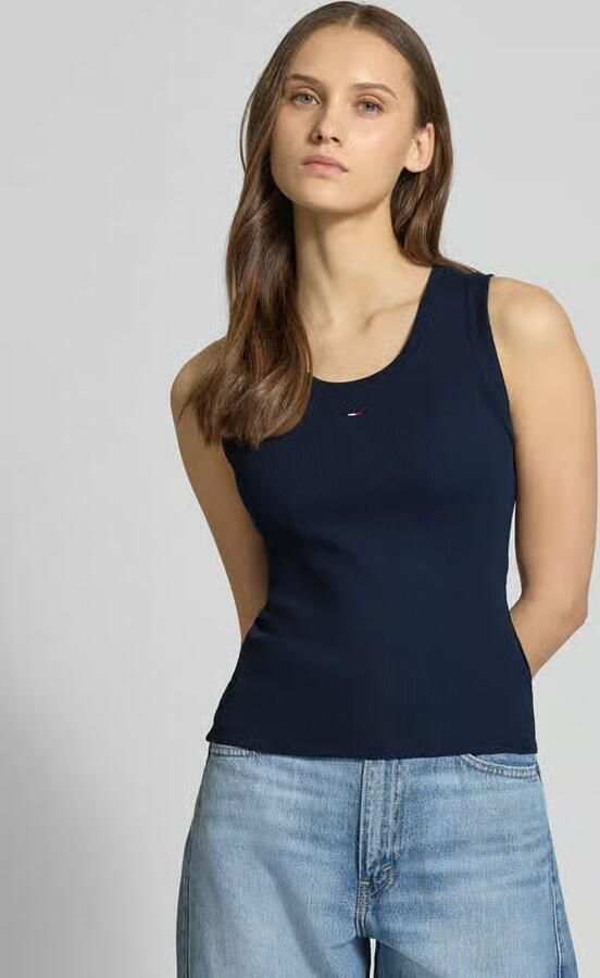 TOMMY JEANS Dames Tops & T-shirts Tjw Essential Rib Tank Ext Donkerblauw - Foto 11