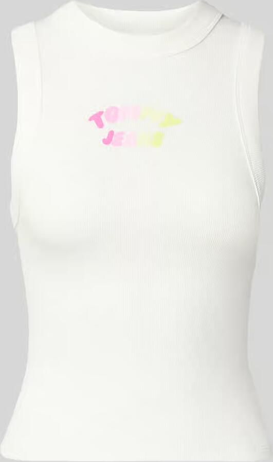Tommy Jeans slim fit top van katoenmix - Foto 5