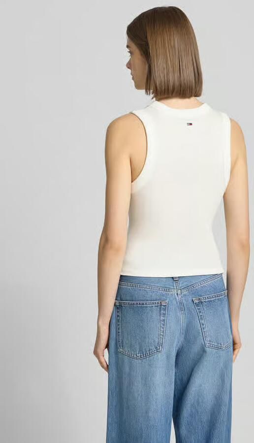 Tommy Jeans slim fit top van katoenmix - Foto 7