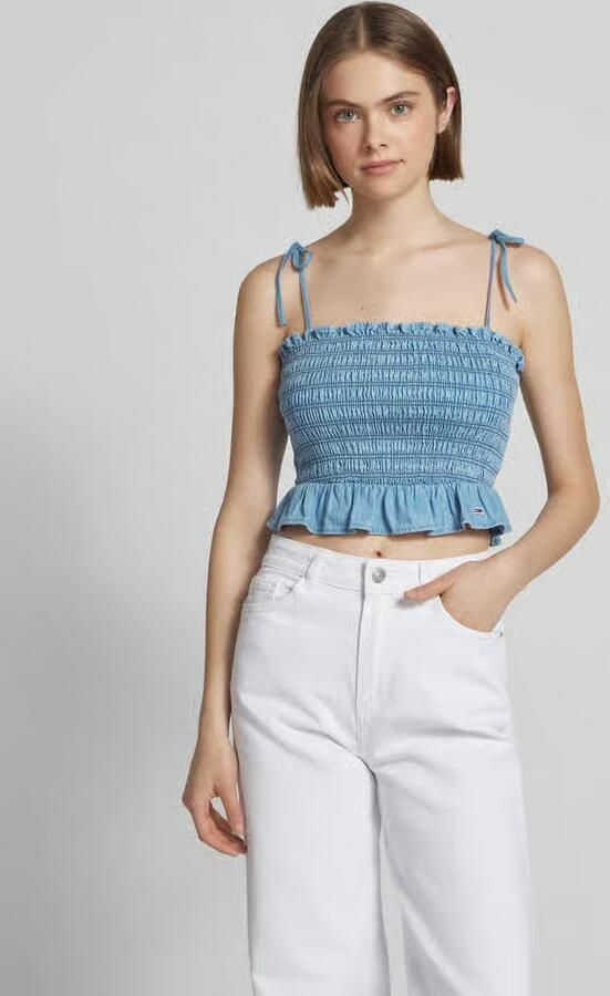 Tommy Jeans Slim fit top van puur katoen - Foto 4